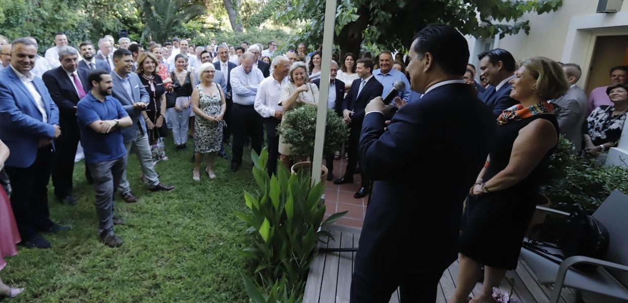 Άδωνις Γεωργιάδης και Μίνα Γκάγκα