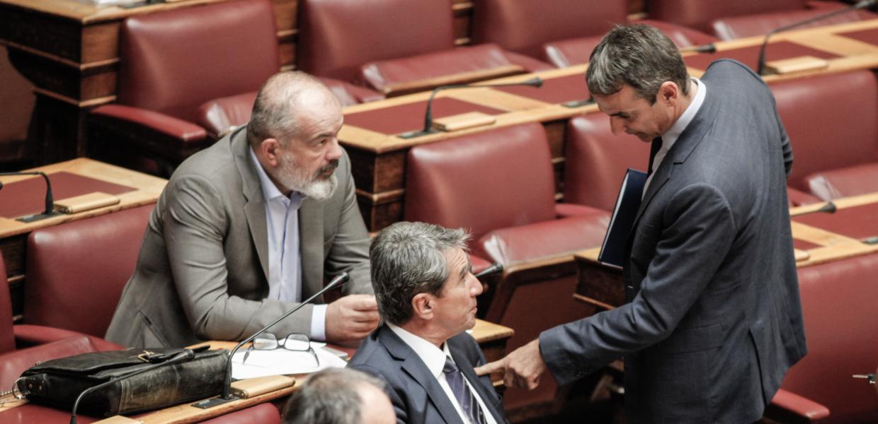 Ανδρέας Λοβέρδος και Κυριάκος Μητσοτάκης
