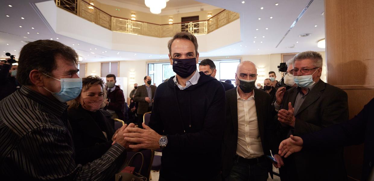 Ο Κυριάκος Μητσοτάκης στα Ιωάννινα