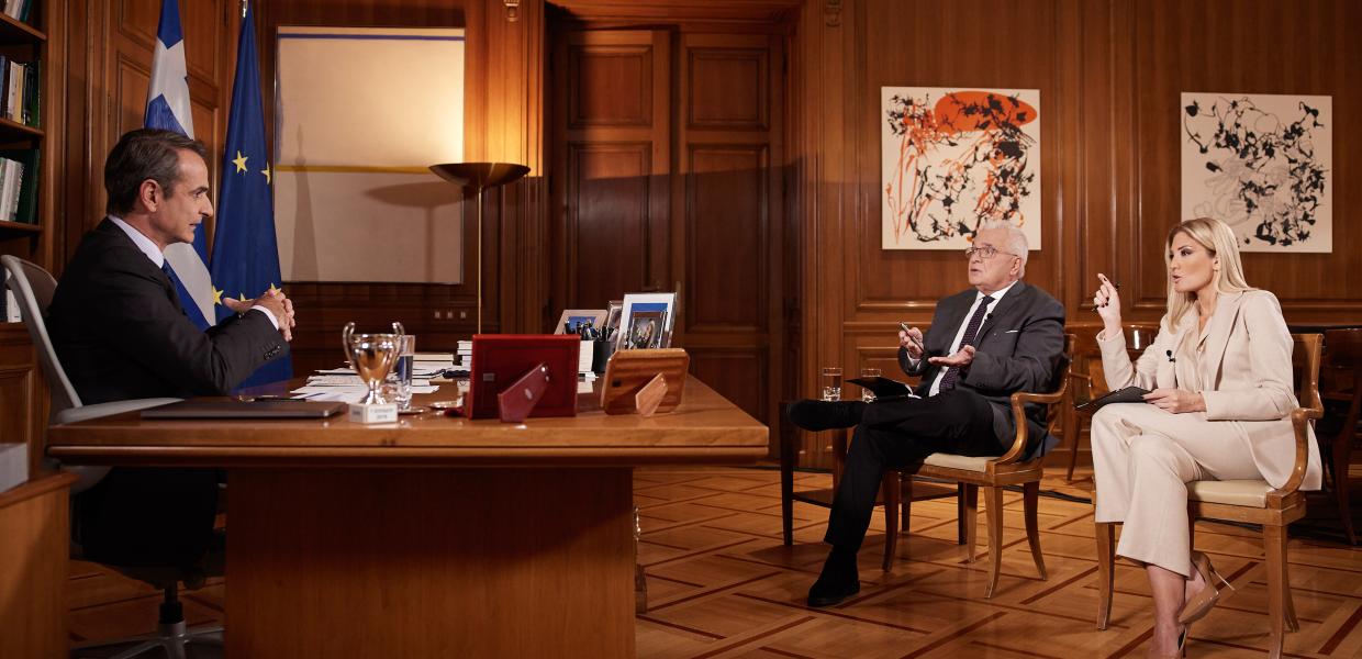 Κυριάκος Μητσοτάκης, Γιάννης Πρετεντέρης και Ράνια Τζίμα