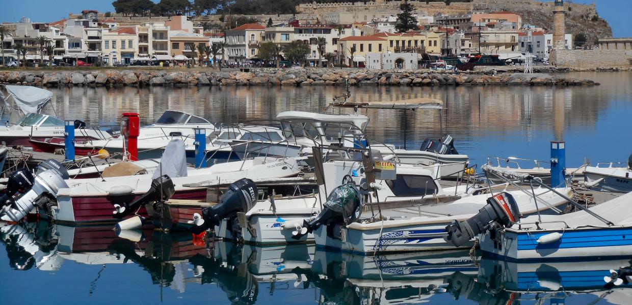 Το λιμάνι στο Ρέθυμνο