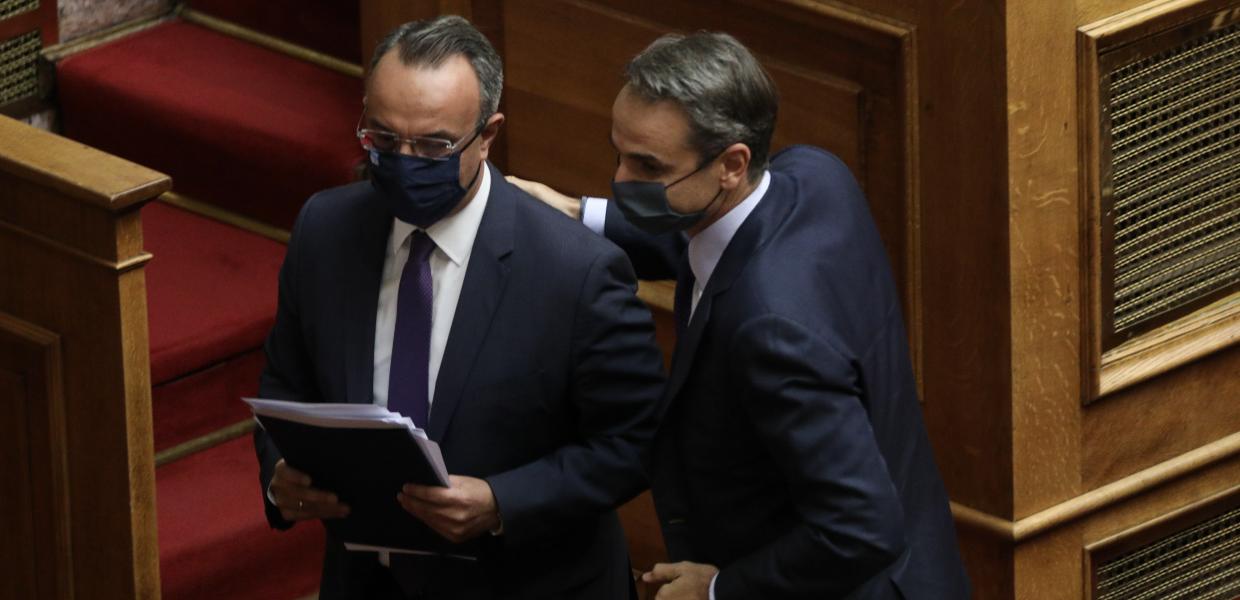 Χρήστος Σταϊκούρας και Κυριάκος Μητσοτάκης