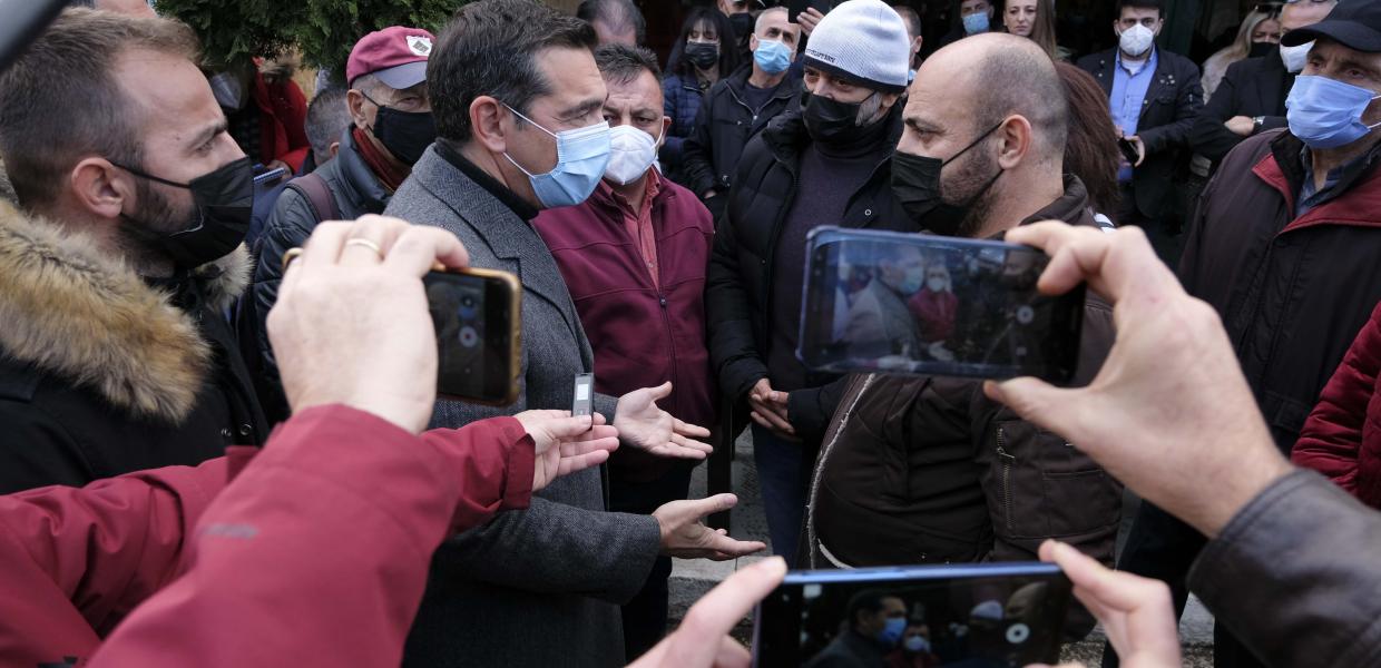 Ο Αλέξης Τσίπρας στην Κοζάνη