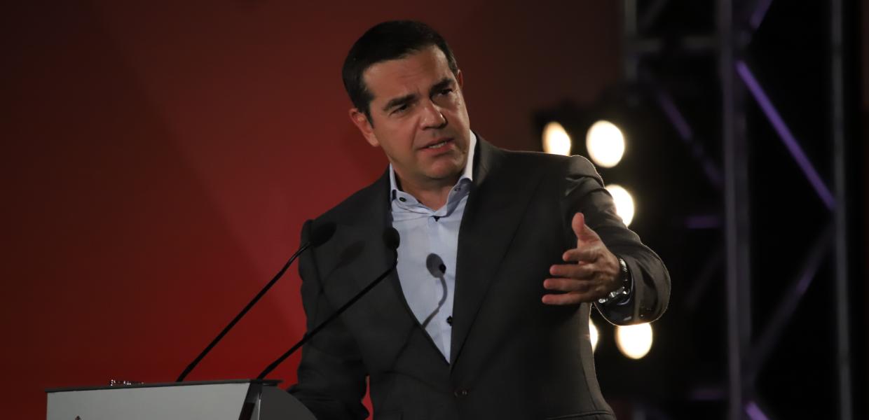 Ο Αλέξης Τσίπρας σε ομιλία στην Κοζάνη