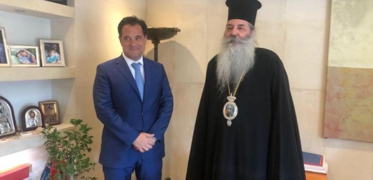 Άδωνις Γεωργιάδης και Μητροπολίτης Σεραφείμ