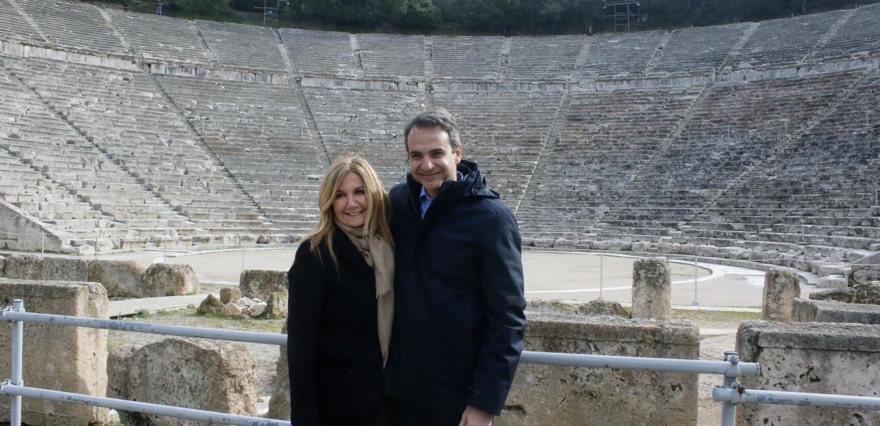 Κυριάκος Μητσοτάκης και Μαρέβα Γκραμπόφσκι