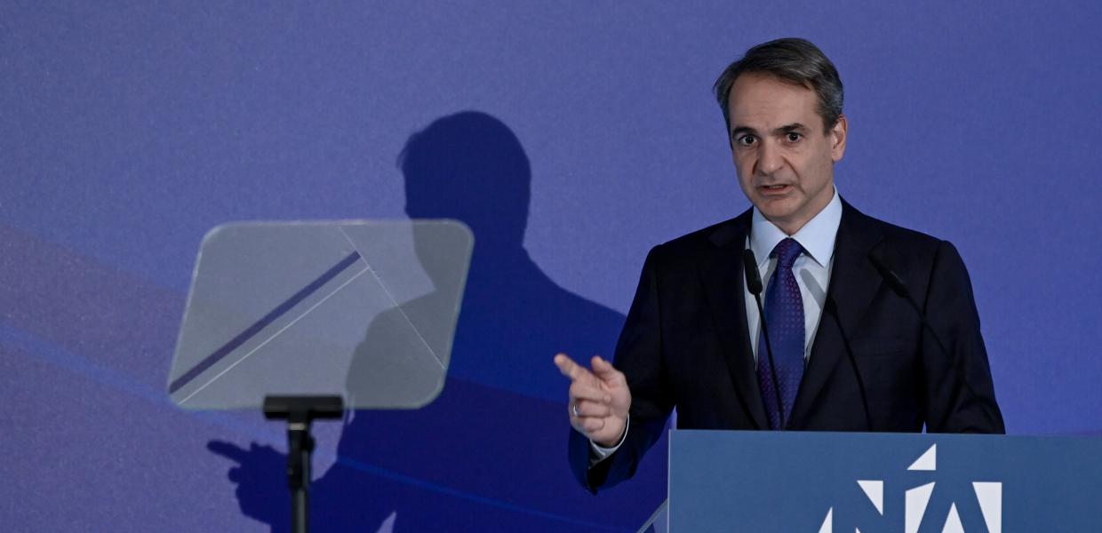 Ο Κυριάκος Μητσοτάκης μιλά στην Πολιτική Επιτροπή της ΝΔ 