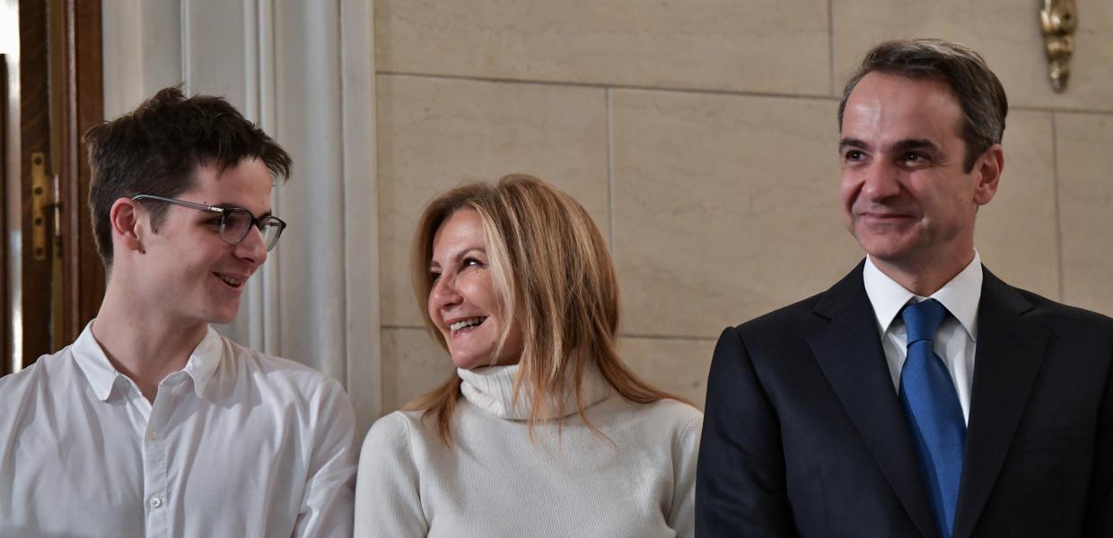 Κωνσταντίνος Μητσοτάκης, Μαρέβα Μητσοτάκη και Κυριάκος Μητσοτάκης