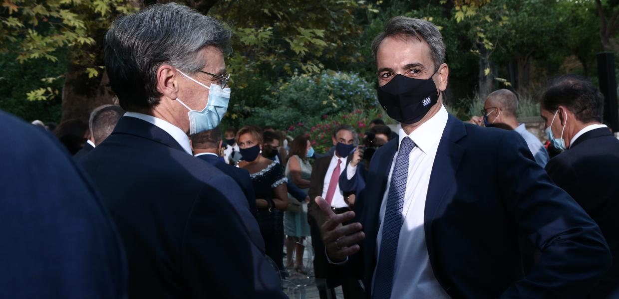 Σωτήρης Τσιόδρας και Κυριάκος Μητσοτάκης