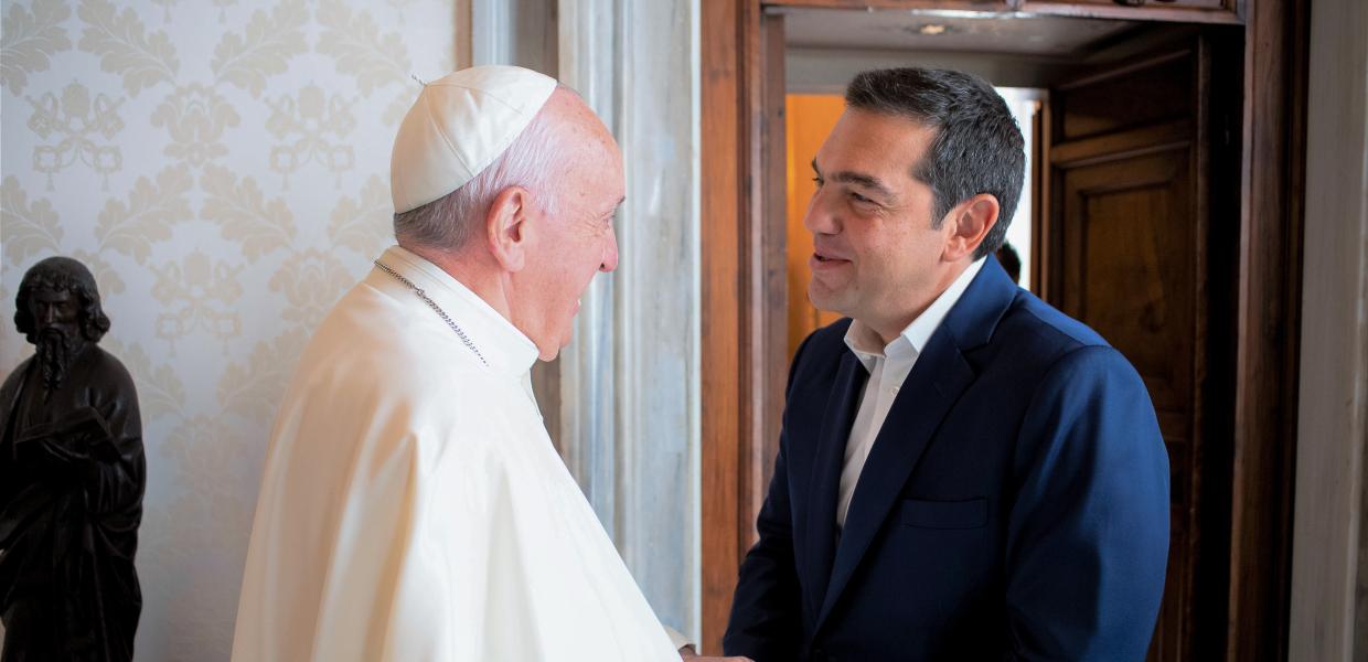 Πάπας Φραγκίσκος και Αλέξης Τσίπρας