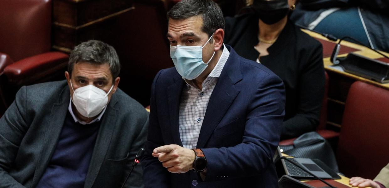 Ανδρέας Ξανθός και Αλέξης Τσίπρας