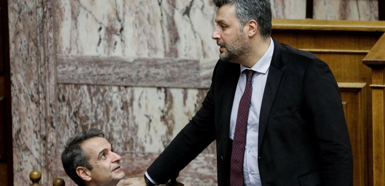 Κυριάκος Μητσοτάκης και Γιάννης Καλλιάνος