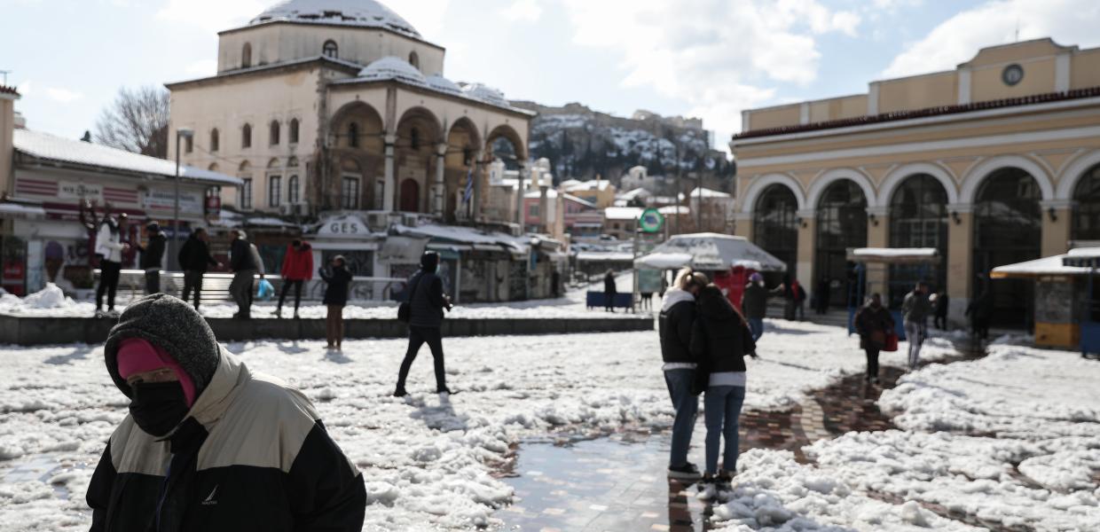 Χιόνια στο Μοναστηράκι