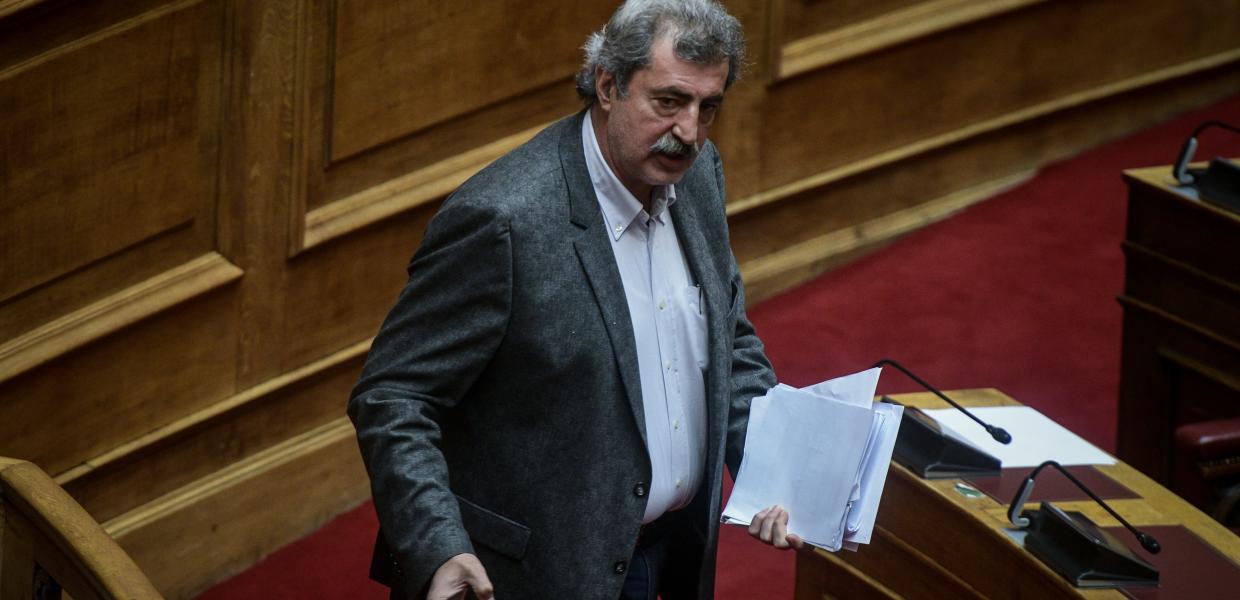 Ο Παύλος Πολάκης στη Βουλή