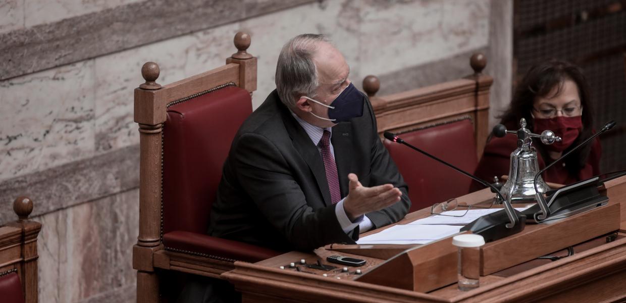 Ο πρόεδρος της Βουλής Κώστας Τασούλας