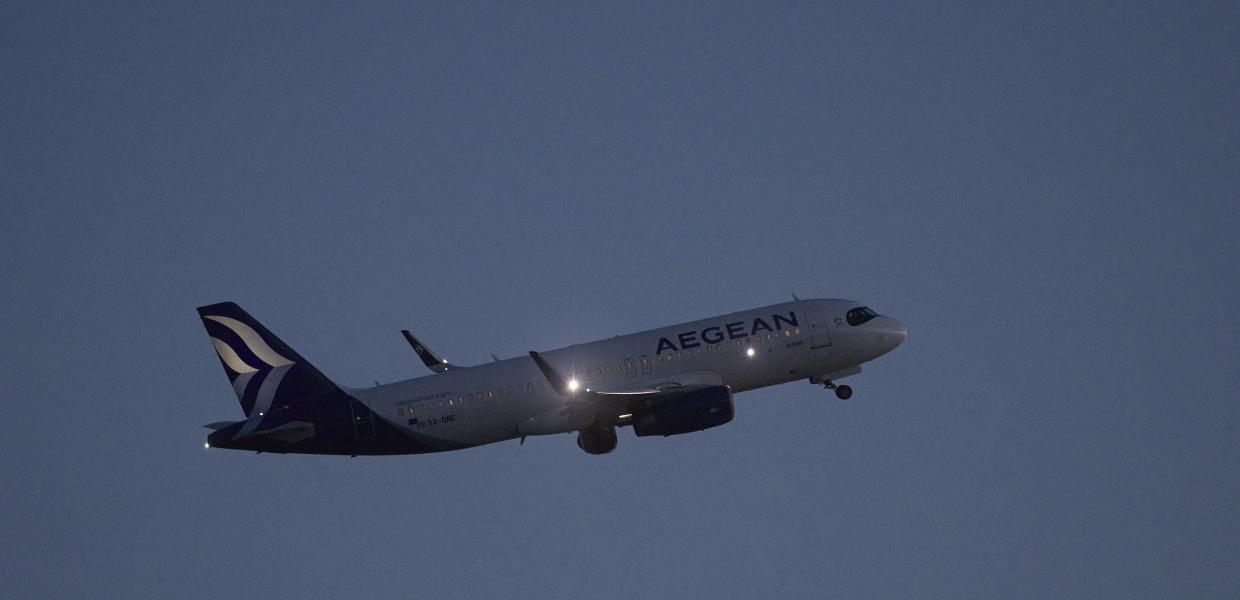 aegean αεροπλάνο