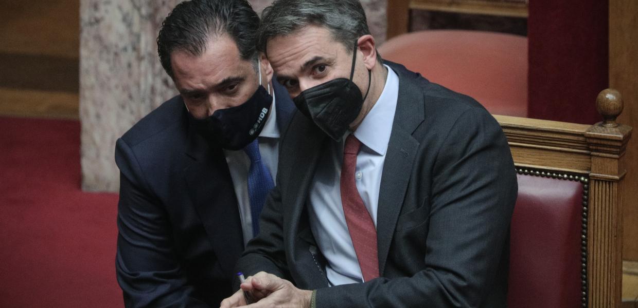 Άδωνις Γεωργιάδης και Κυριάκος Μητσοτάκης