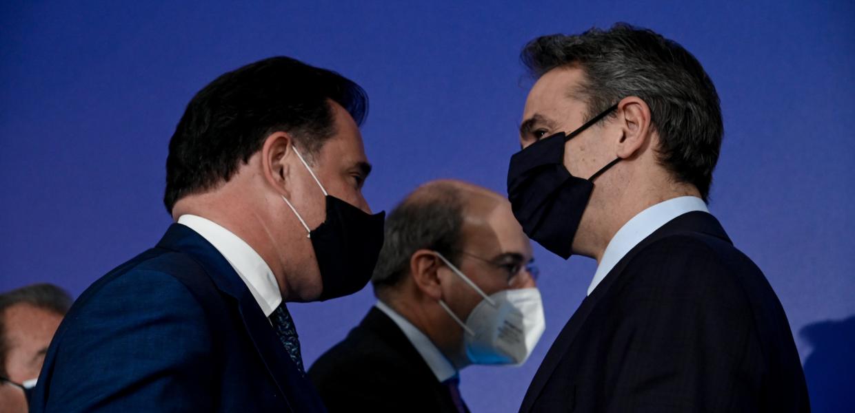 Άδωνις Γεωργιάδης και Κυριάκος Μητσοτάκης