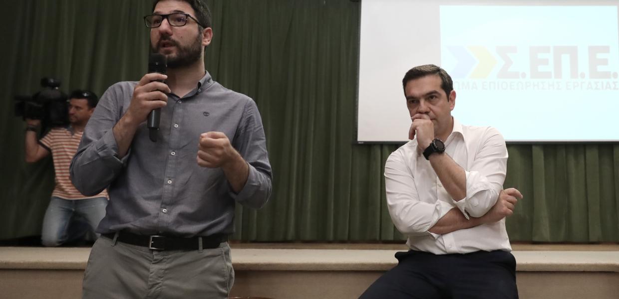 Νάσος Ηλιόπουλος και Αλέξης Τσίπρας