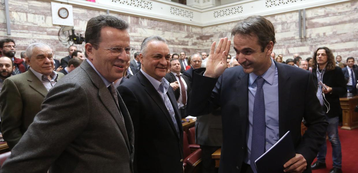 Γιώργος Κύρτσος και Κυριάκος Μητσοτάκης