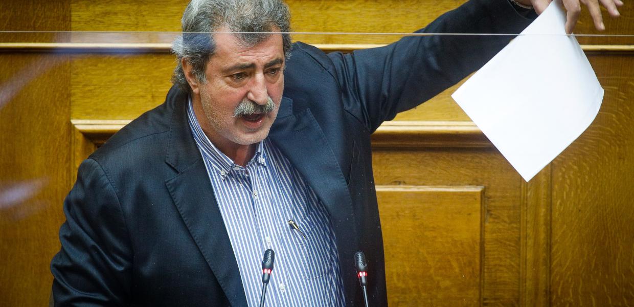 Ο Παύλος Πολάκης στη Βουλή, 2022. 