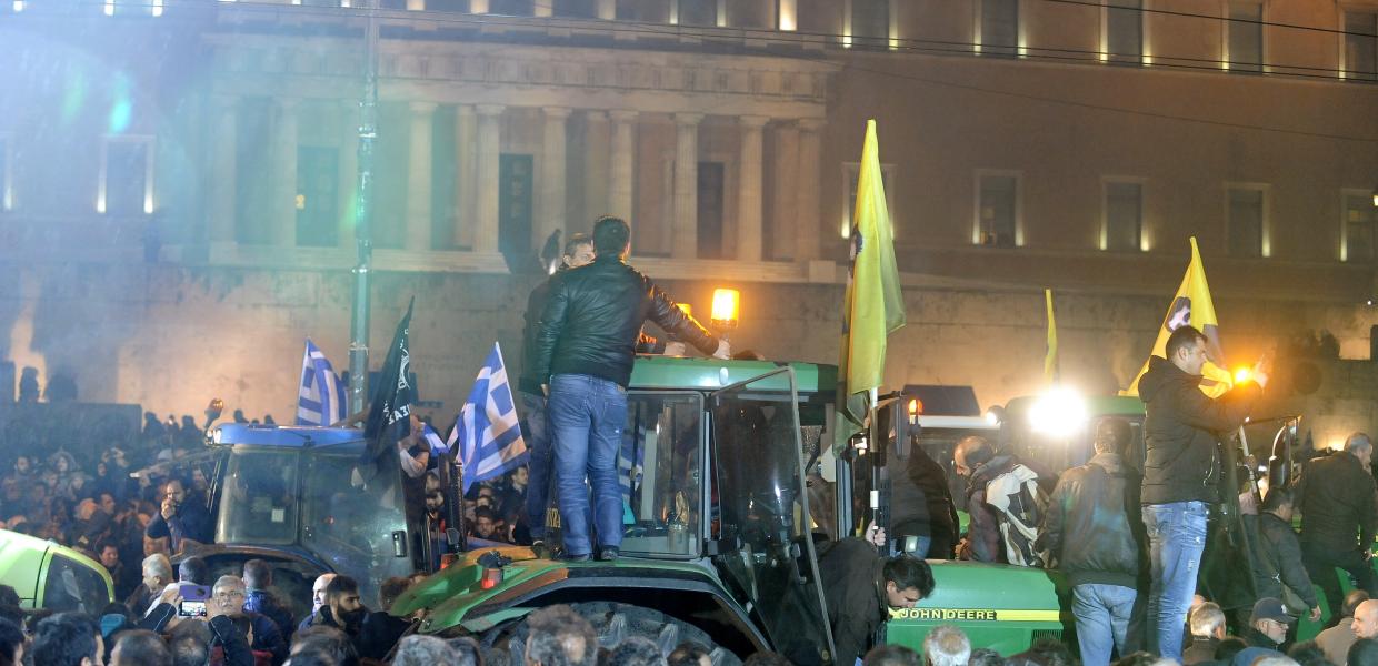 Αγρότες στο Σύνταγμα