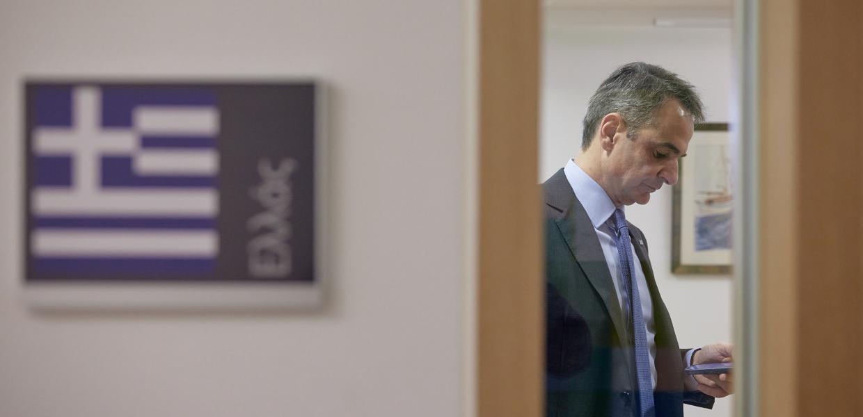 Ο Κυριάκος Μητσοτάκης στις Βρυξέλλες