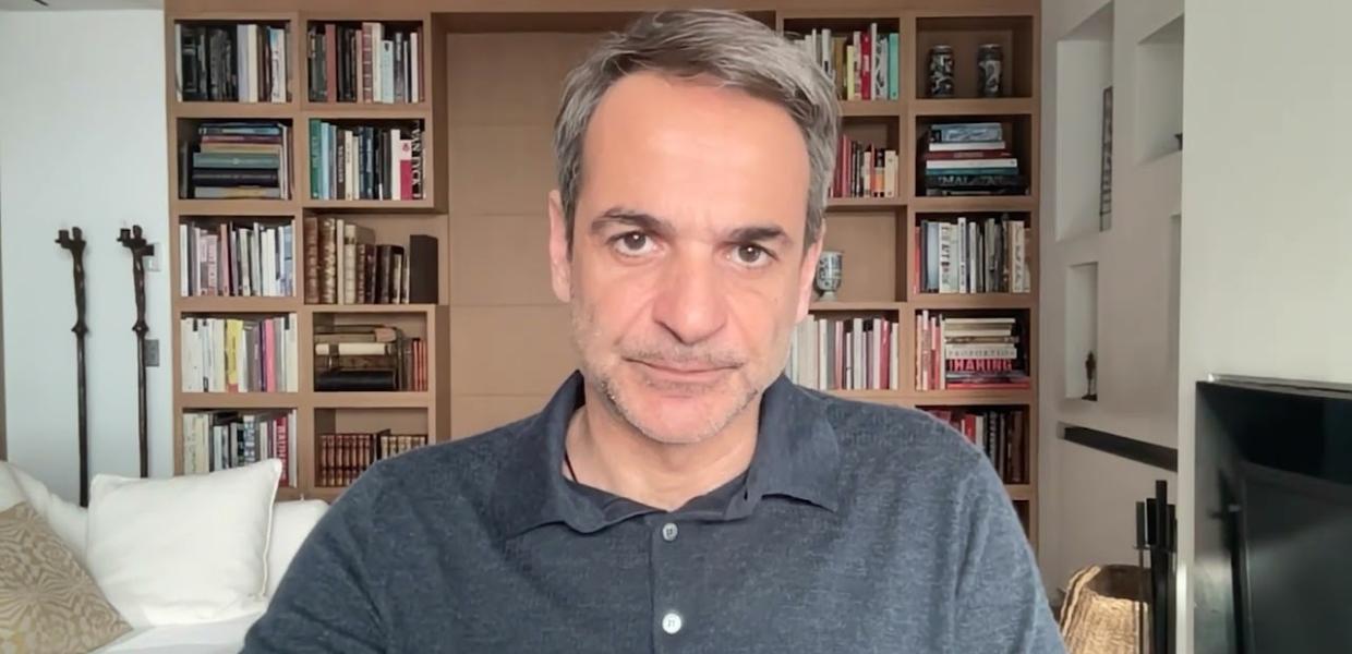 Ο Κυριάκος Μητσοτάκης σε διάγγελμα