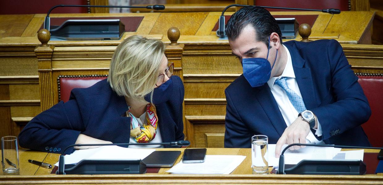 Μίνα Γκάγκα και Θάνος Πλεύρης