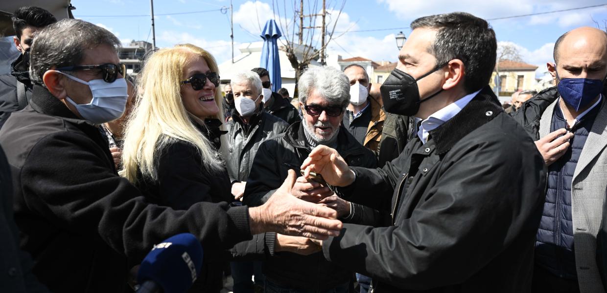 Ο Αλέξης Τσίπρας στη Μεσσηνία