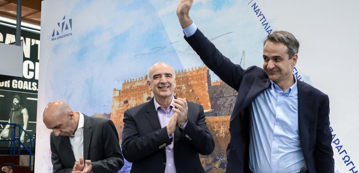 Βαγγέλης Μεϊμαράκης και Κυριάκος Μητσοτάκης