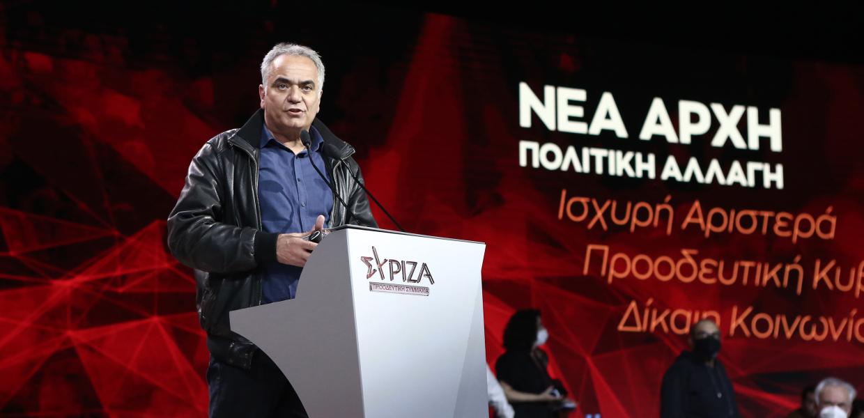 Ο Πάνος Σκουρλέτης στο 3ο συνέδριο του ΣΥΡΙΖΑ - ΠΣ