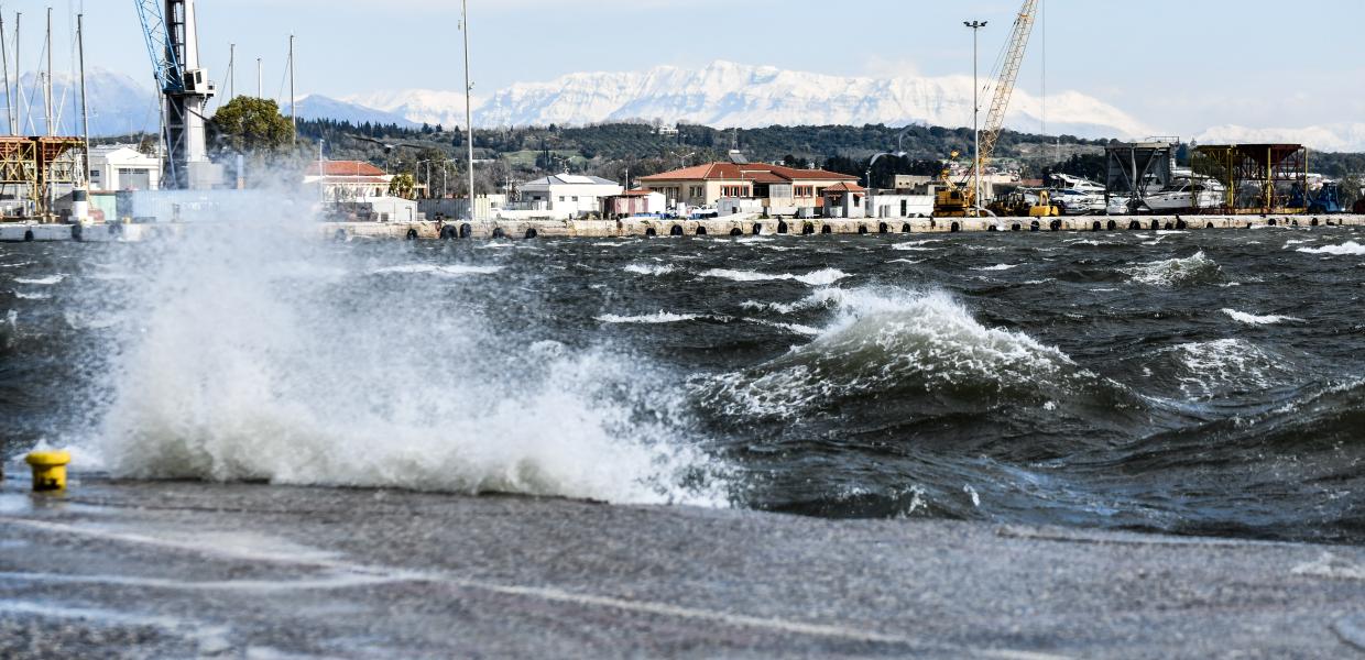 θάλασσα κύμα άνεμος