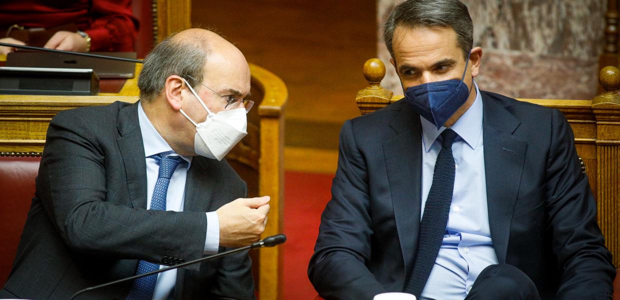 Κωστής Χατζηδάκης και Κυριάκος Μητσοτάκης