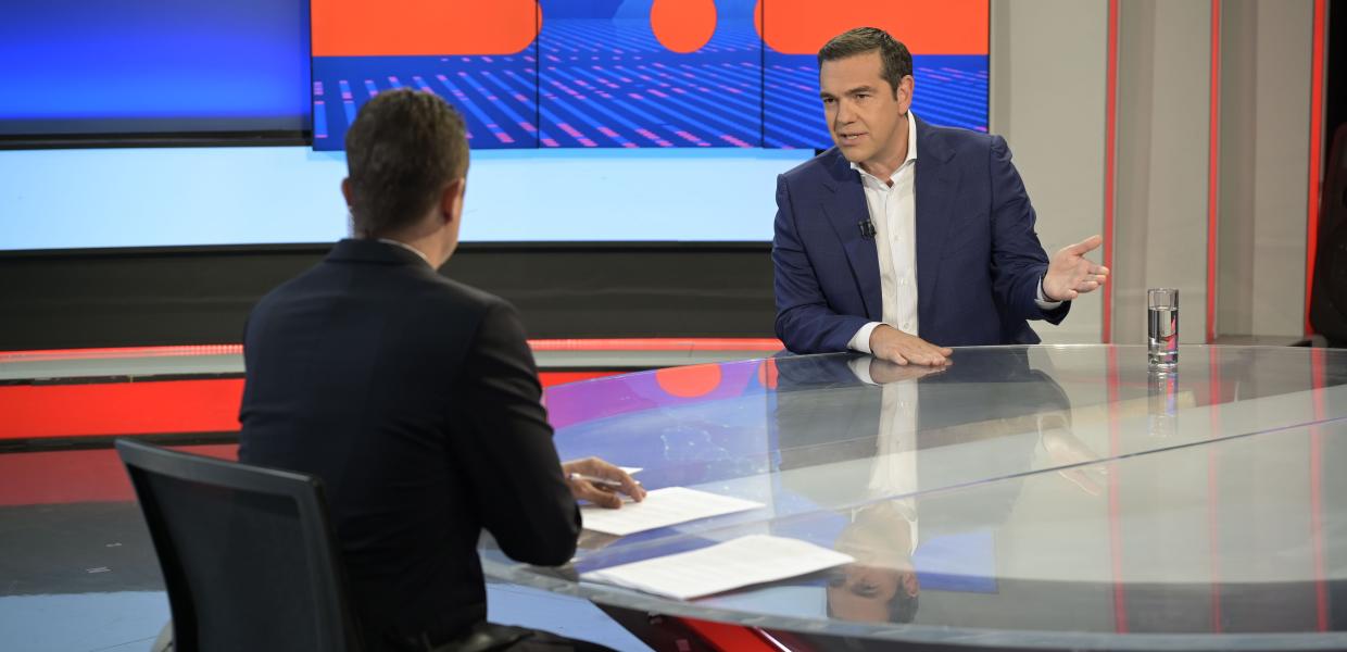 Ο Αλέξης Τσίπρας σε συνέντευξη στον Alpha