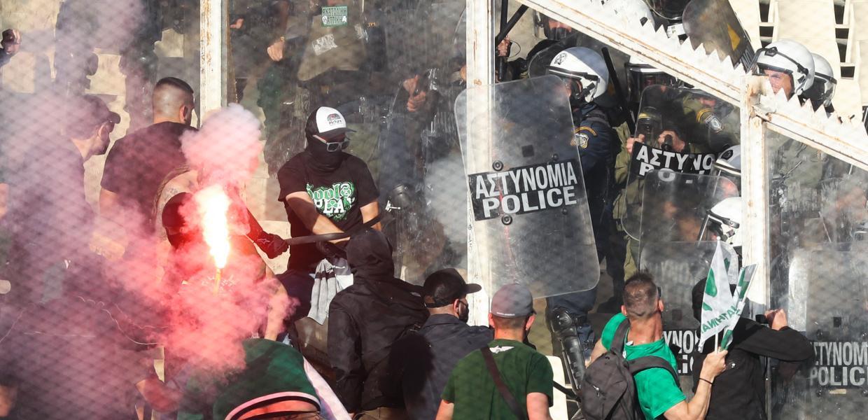 επεισόδια γήπεδο κύπελλο τελικός