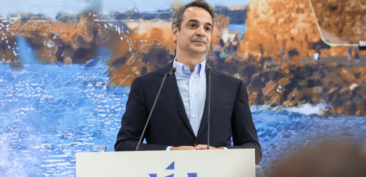 Ο Κυριάκος Μητσοτάκης σε προσυνέδριο της ΝΔ
