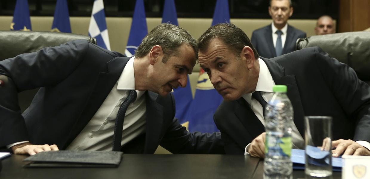 Κυριάκος Μητσοτάκης και Νίκος Παναγιωτόπουλος