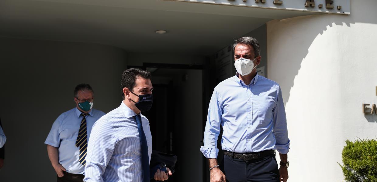 Κώστας Σκρέκας και Κυριάκος Μητσοτάκης
