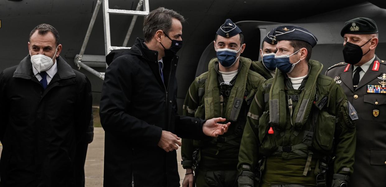 Ο Νίκος Παναγιωτόπουλος και ο Κυριάκος Μητσοτάκης