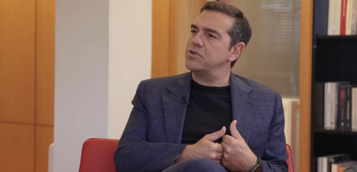 Ο Αλέξης Τσίπρας σε συνέντευξη 
