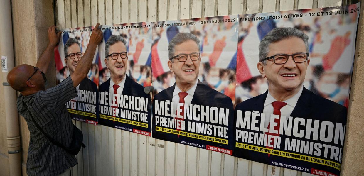 Αφίσα στις γαλλικές εκλογές