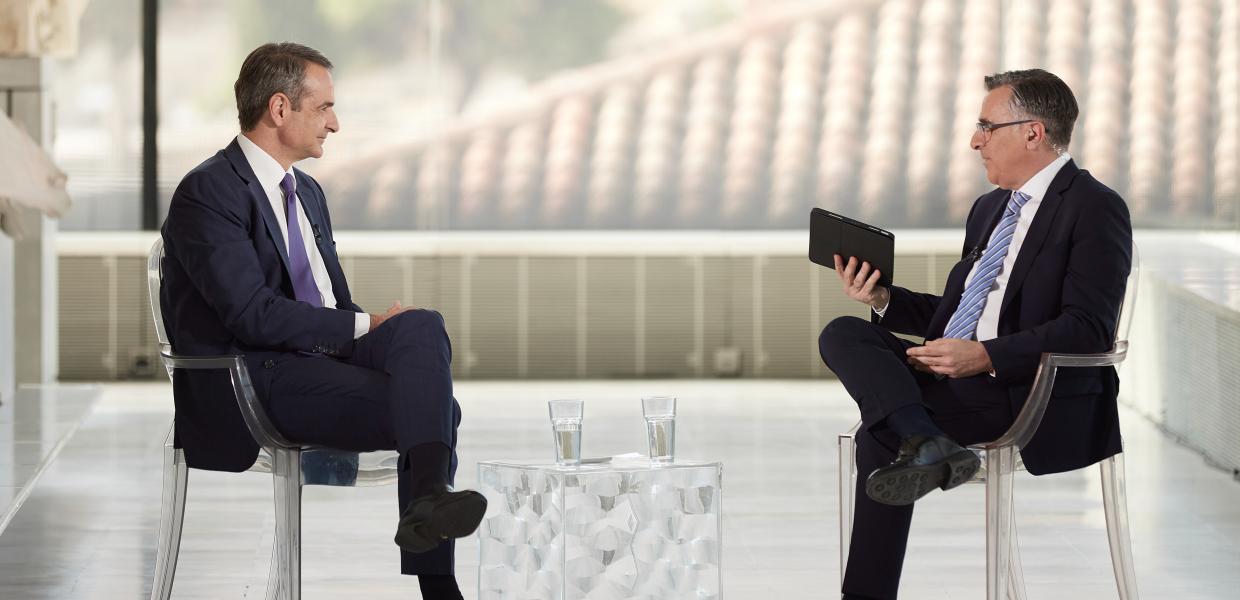 Κυριάκος Μητσοτάκης και Γιώργος Κουβαράς