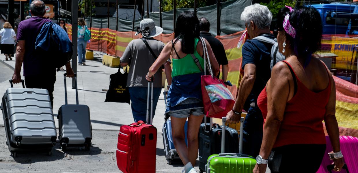 Τουρίστες στην Αθήνα