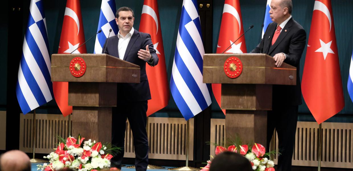 Αλέξης Τσίπρας και Ρετζέπ Ταγίπ Ερντογάν
