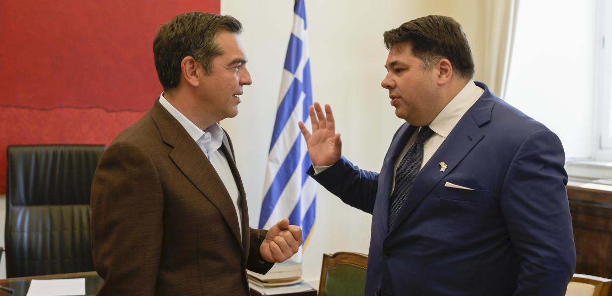 Αλέξης Τσίπρας και Τζορτζ Τσούνης