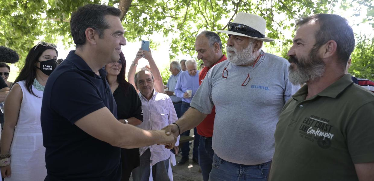 Αλέξης Τσίπρας Βόρεια Εύβοια