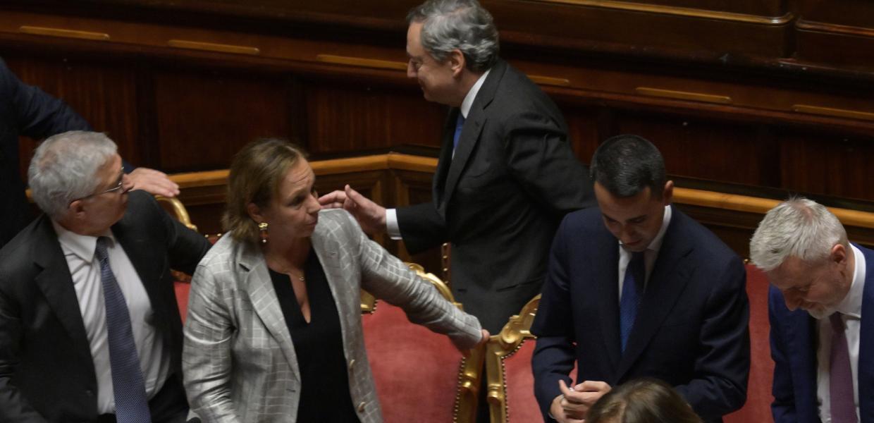 Ο Μάριο Ντράγκι στη Γερουσία