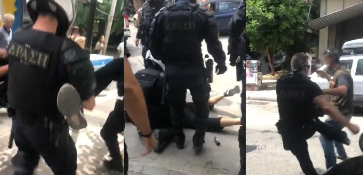 Επίθεση αστυνομικών σε πολίτες