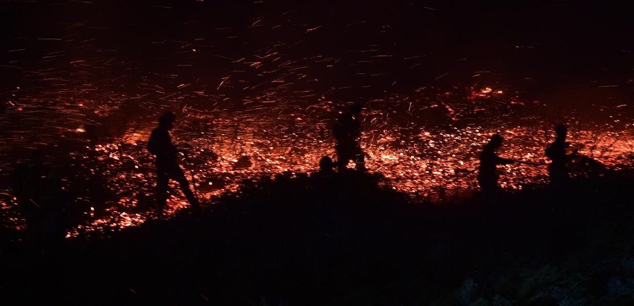 Φωτιά στην Πεντέλη